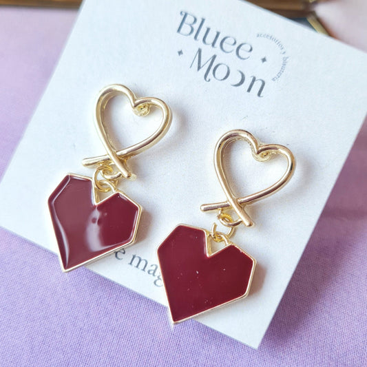 Aretes Double Heart