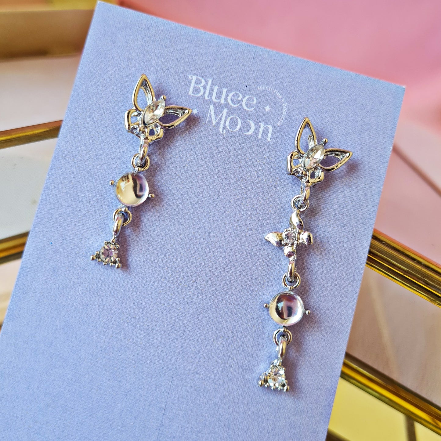 Aretes Shimmering Butterflies