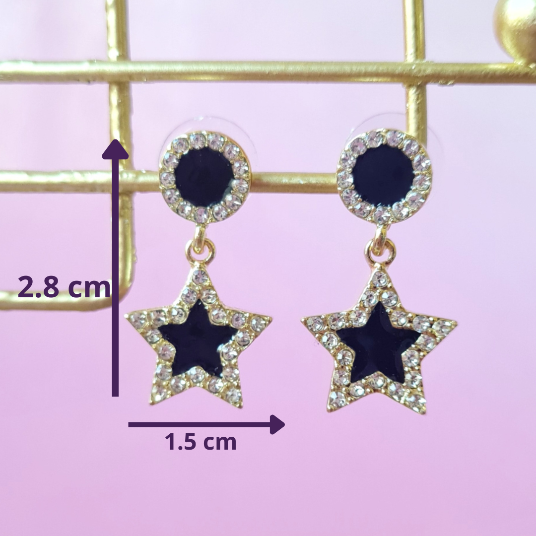 Aretes Black Star