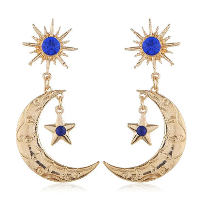 Aretes Gold Moon