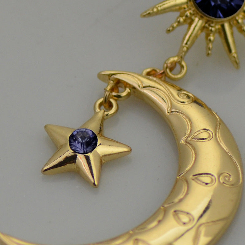 Aretes Gold Moon